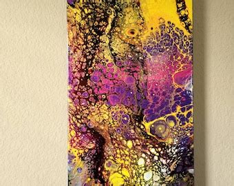 Ultrastone Original Abstract Acrylic Painting X Deep Wood Panel