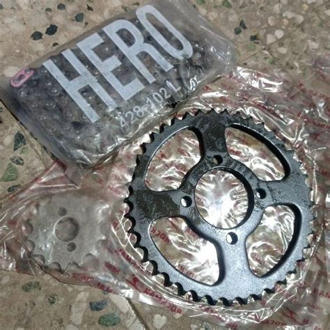 Bike Hero Rockman Motorcycle Chain Sprocket Kit At Rs 885 Piece In Indore