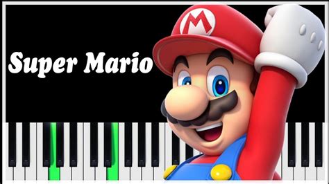 Learn To Play Super Mario Theme Song On Piano YouTube