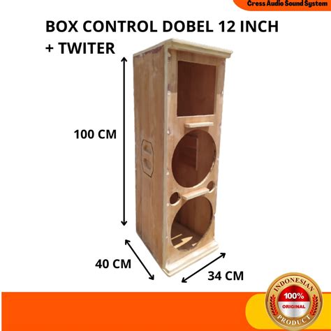 Jual Box SR Speaker Dobel 12 Inch Plus Twiter Papan Triplek Shopee