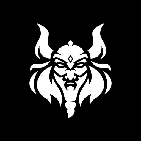 Viking Warrior Logo 15008048 Vector Art at Vecteezy