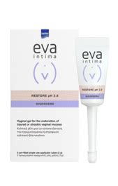 Intermed Eva Restore Vaginal Gel 9 Pre Filled Tubes 9x5gr Healing