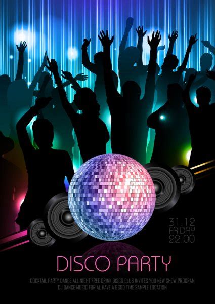 Disco Ball Disco Background Stock Vector By ©annbozshko 25747377