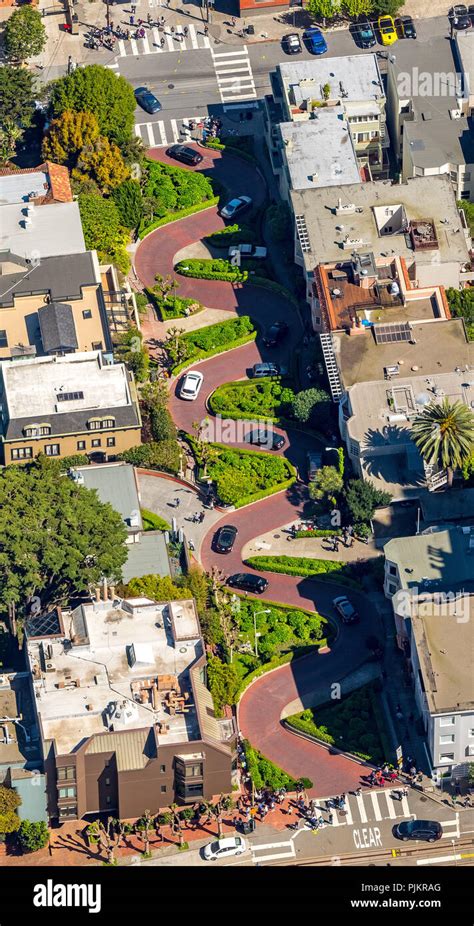 Lombard Street Winding Road Curve Road Streets Of San Francisco