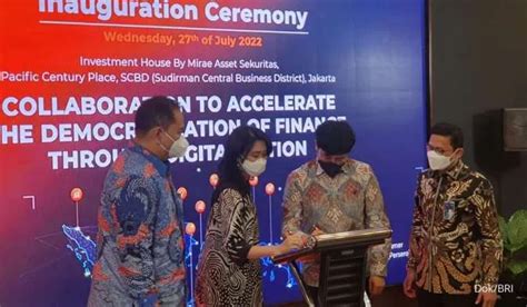 BRI Dan Mirae Asset Sekuritas Genjot Layanan Digital Di Pasar Modal