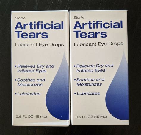 2-PK Sterile Artificial Tears Lubricant Eye | Grelly USA