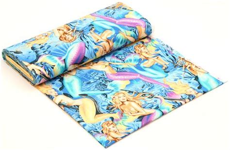 Sexy Mermaids Pin Up Girls Fabric By Alexander Henry Usa Modes4u