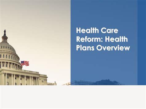 Health Care Reform Health Plans Overview Agenda Supreme Court Review