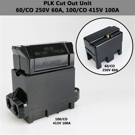 PLK 250V 60A 415V 100A Cut Out Unit Black Shopee Malaysia