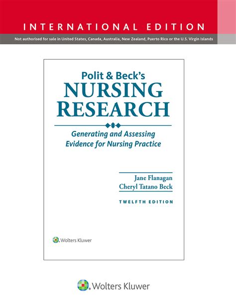 Polit Beck S Nursing Research Th Ed Int L Ed Generating