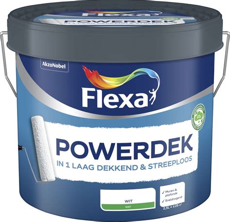 Flexa Powerdek Muurverf Muren Plafonds Binnen Stralend Wit 2