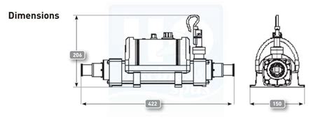 Réchauffeur électrique pour piscine hors sol Nano Splasher 3kW H2o