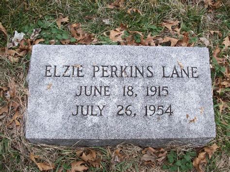 Elzie Perkins Lane 1915 1954 Mémorial Find a Grave