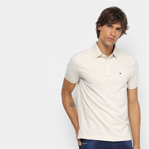 Camisa Polo Tommy Hilfiger Básica Masculina Preto Zattini