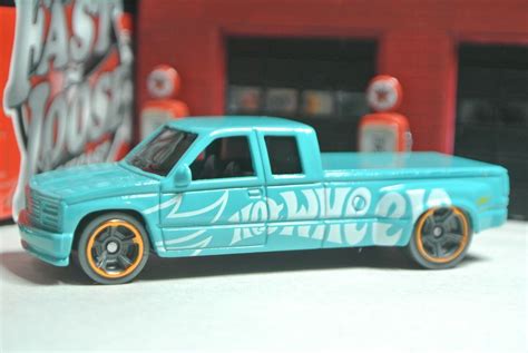 Hot Wheels Chevy Custom C3500 Pickup Truck Blue Loose 164 Speed Blur Ebay