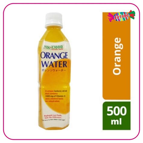 Jual YOU C 1000 ORANGE WATER 500 ML Shopee Indonesia