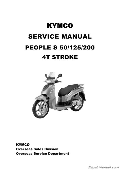 KYMCO People S Scooter Service Manual Printed by Cyclepedia