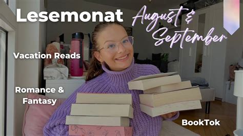 Lesemonat August September BookTok Bücher und perfekte