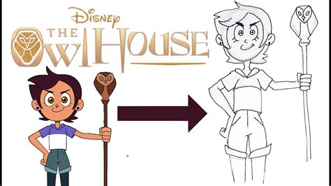 How To Draw Luz Noceda From The Owl House 🦉 Youtube