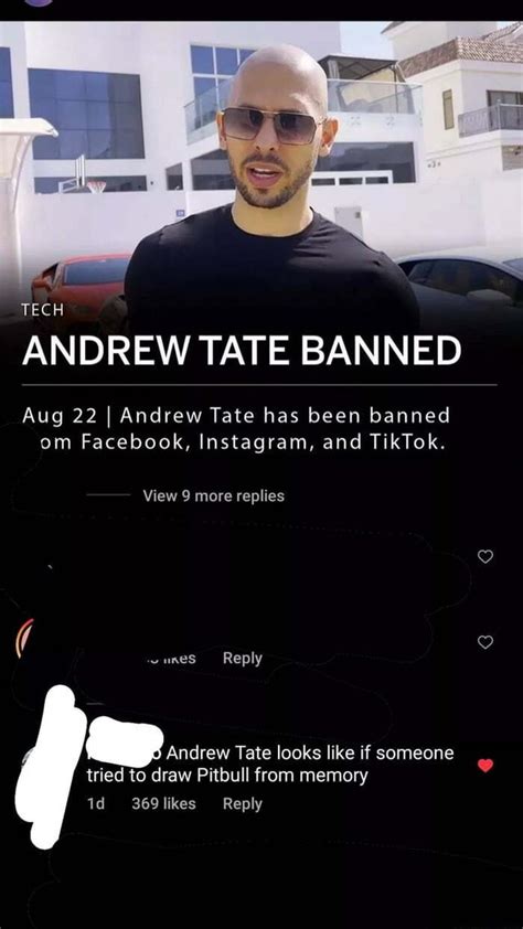 Tech Andrew Tate Banned Aug I Andrew Tate Has Been Banned Om