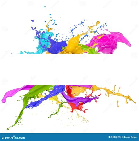 Colorful Paint Splash Stock Images Image