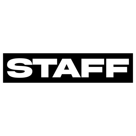 Staff Text Label On Transparent Background 18723260 Png