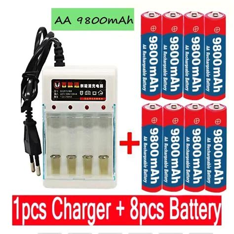 Dolidada 2021 New Tag 9800 MAH Rechargeable Battery AA 1 5 V