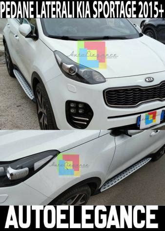 Pedane Laterali Kia Sportage Sotto Porta Acciaio Inox Annunci