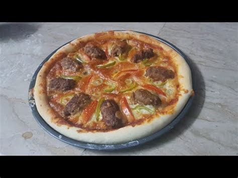 How To Cook Seekh Kabab Pizza How To Make Pizza By Noor Tips And Vlog