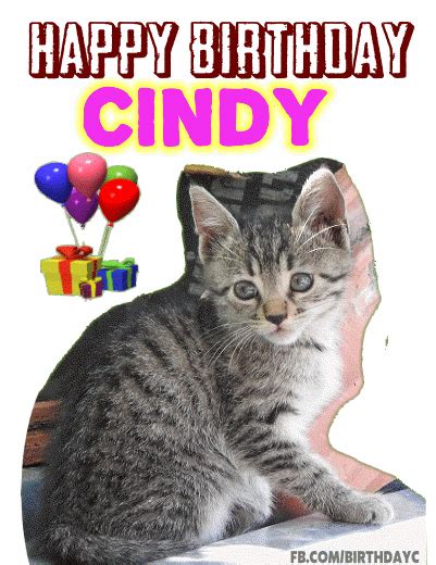 Happy Birthday CINDY gif | Birthday Greeting | birthday.kim