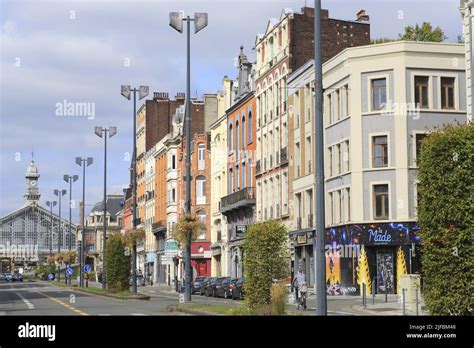 France Nord Roubaix Avenue Jean Lebas Built At The Beginning Of The