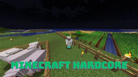 Minecraft Hardcore Survival Part Farming Progression No