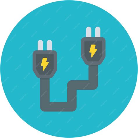 Premium Vector Extension Cord Vector Illustration Style