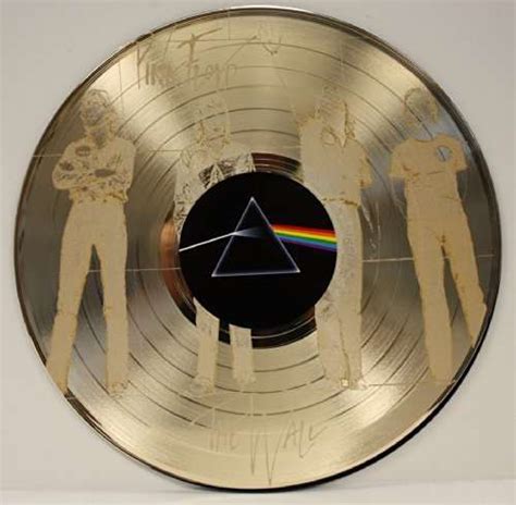 Pink Floyd Limited Edition Gold Lp Record Laser Etched Wall Display