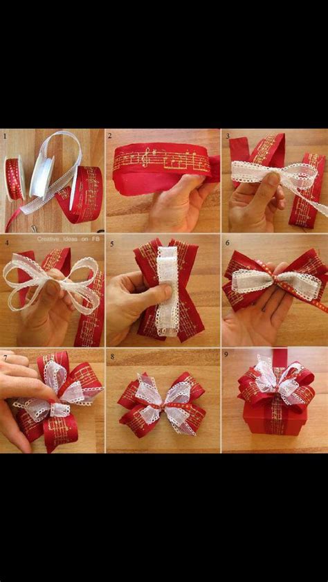 Pretty Wrapping Christmas Bows Diy Diy T Bow Christmas Bows