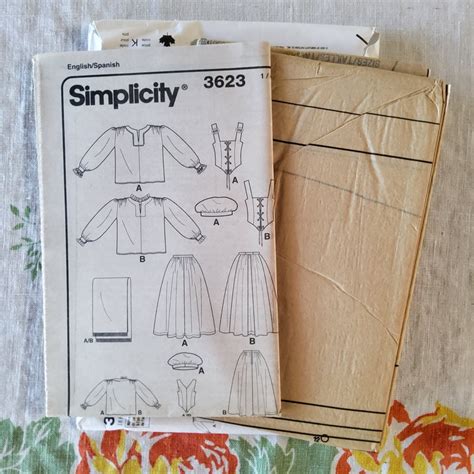 Simplicity Complete Uncut Factory Folds Sewing Pattern Etsy