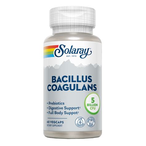 Compra Solaray Bacillus Coagulans 60 A Precio De Oferta