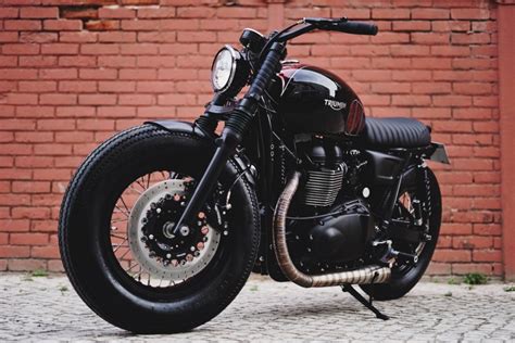 Triumph T100 Bonneville Custom Bobber By Unik Edition Bikebound