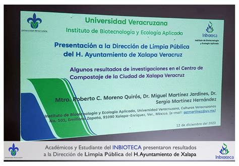 Acad Micos Y Estudiante Del Inbioteca Presentaron Resultados A La