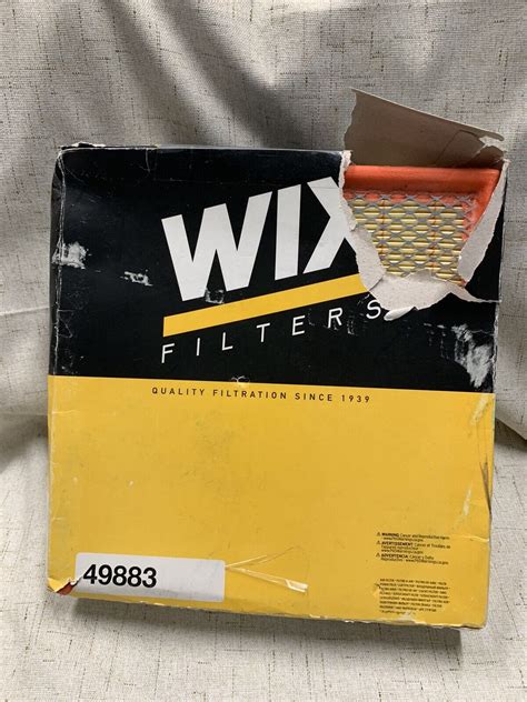 Wix Air Filter Cross Reference