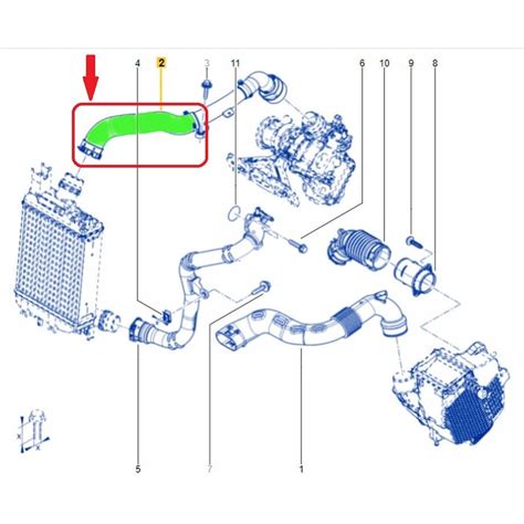 Furtun Aer Intercooler Turborury Renault Captur Arkana Dacia Dokker