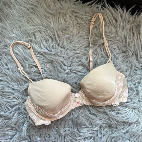 Victorias Secret Nude Angels Nude Demi Bra 34c Gem