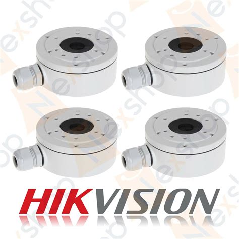 4x Hikvision DS 1280ZJ XS CBXS Conduit Base Junction Box Wall Mounting