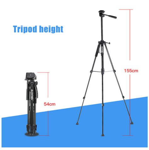 Zomei Q Professional Lightweight Aluminum Alloy Tripod For Dslr