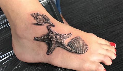 Sea Tattoos For Women Google Search Foot Tattoos Starfish Tattoo