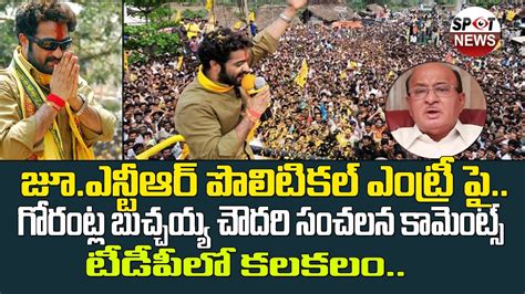 TDP MLA Gorantla Buchaiah Chowdary Sensational Comments On Jr NTR