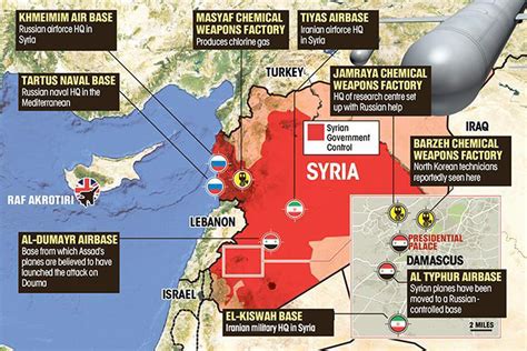 Los Mapas De La Guerra En Siria Dónde Están Las Naves Y Aviones De