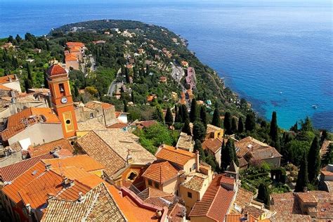 Steden En Dorpen In Alpes Maritimes Zonnig Zuid Frankrijk