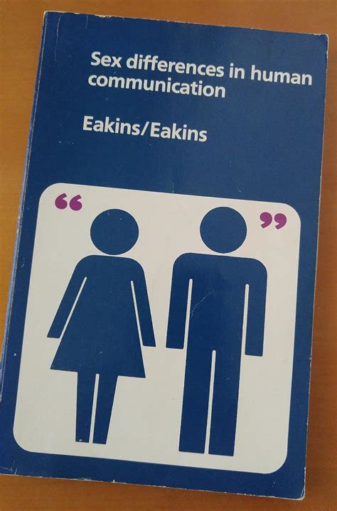Amazon Sex Differences In Human Communication 9780395255100 Eakins Barbara Westbrook Books