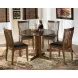 Stuman Round Drop Leaf Dining Table Set From Ashley D293 15 Coleman